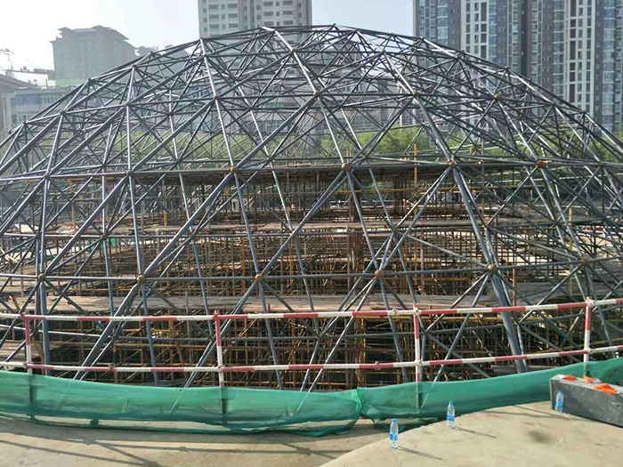 韩城球形网架钢结构施工